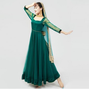 India Clothing Sarees For Woman Lehenga Choli Belly Dancing Dress Nepal Pakistan Embroideried Lady Dress